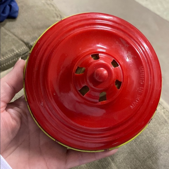 Vintage Spinning Top Toy Tin. LBZ Farm theme - Picture 3 of 5